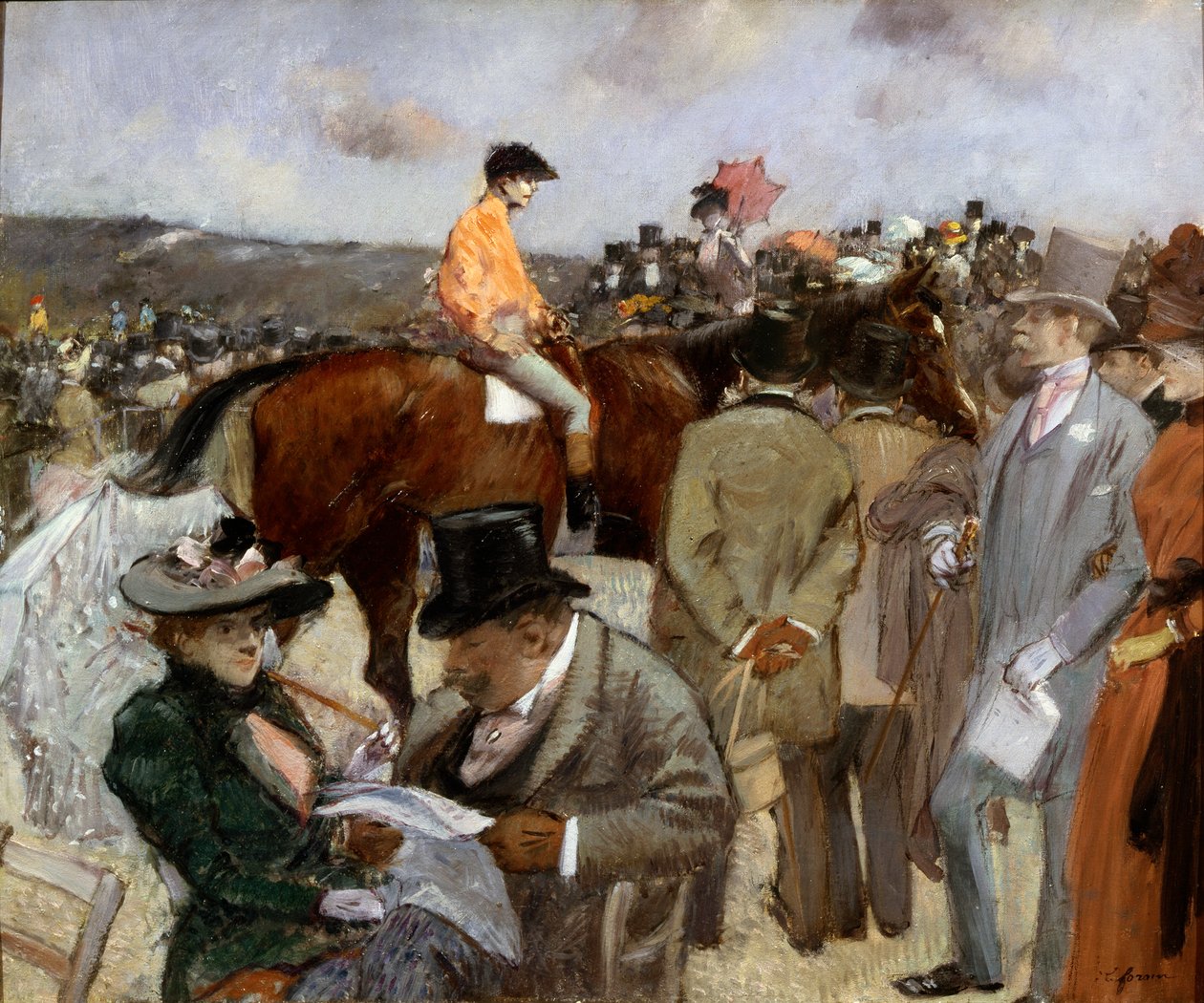 Wyścigi konne, 1888. autorstwa Jean Louis Forain
