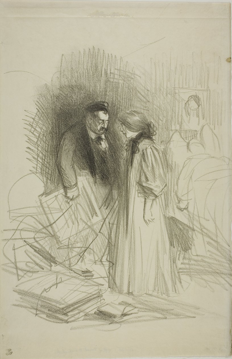 "Nie odważę się ich jeszcze zdjąć... to by go za bardzo zraniło". autorstwa Jean Louis Forain