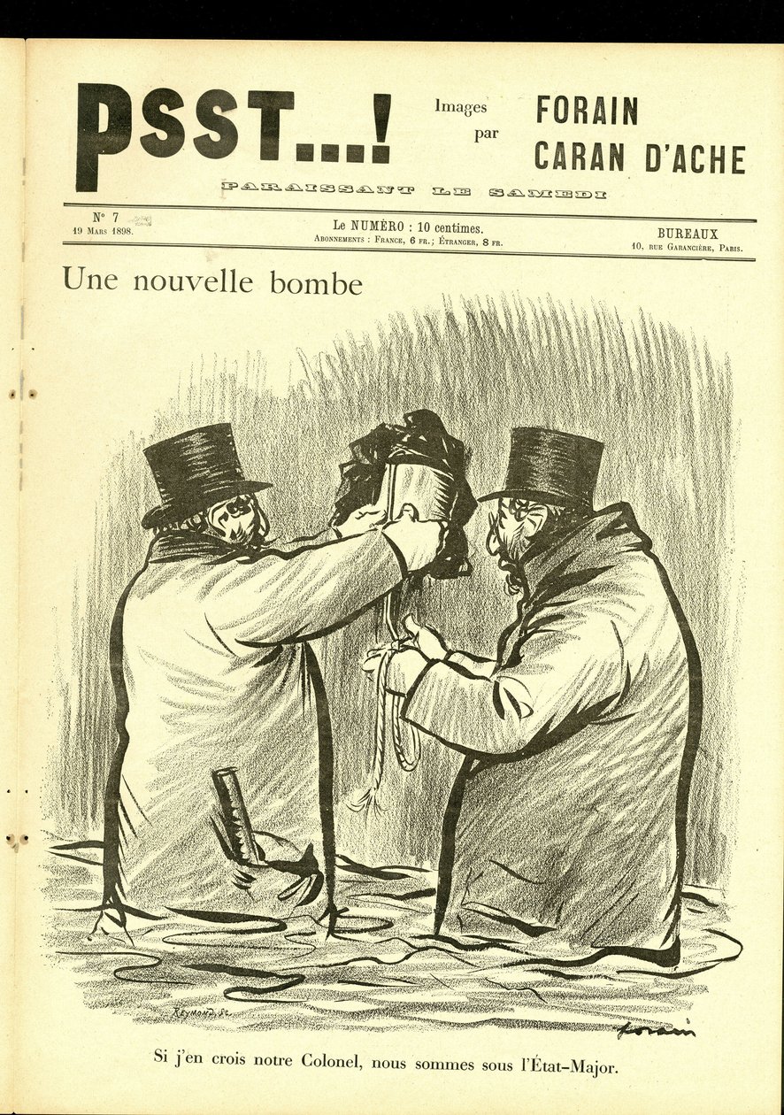 Ilustracja Jean-Louis Forain (1852-1931) w Psst...! autorstwa Jean Louis Forain