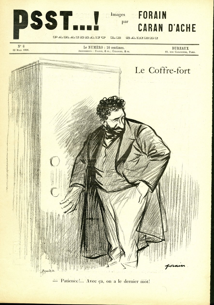 Ilustracja Jean-Louis Forain (1852-1931) w Psst...! autorstwa Jean Louis Forain