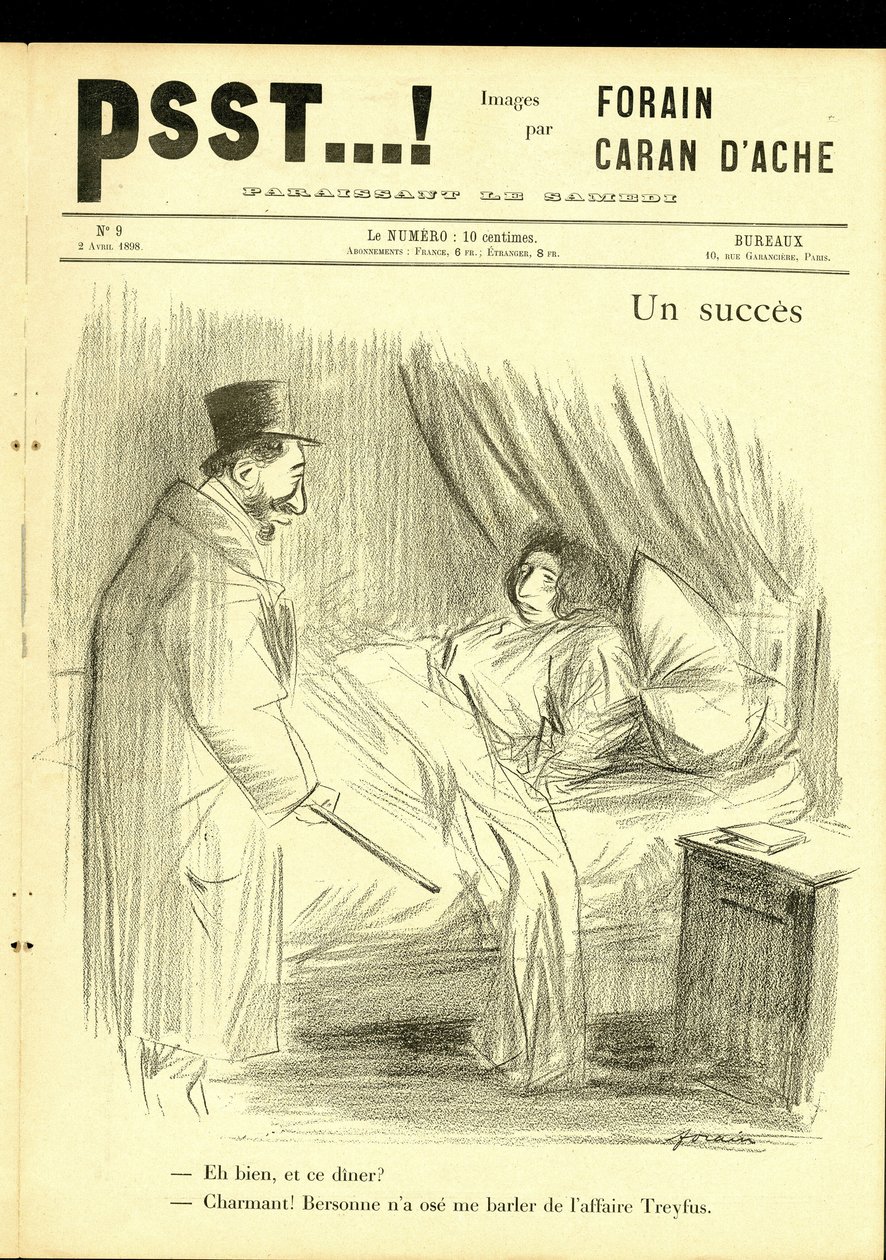Ilustracja Jean-Louis Forain (1852-1931) w Psst...! autorstwa Jean Louis Forain