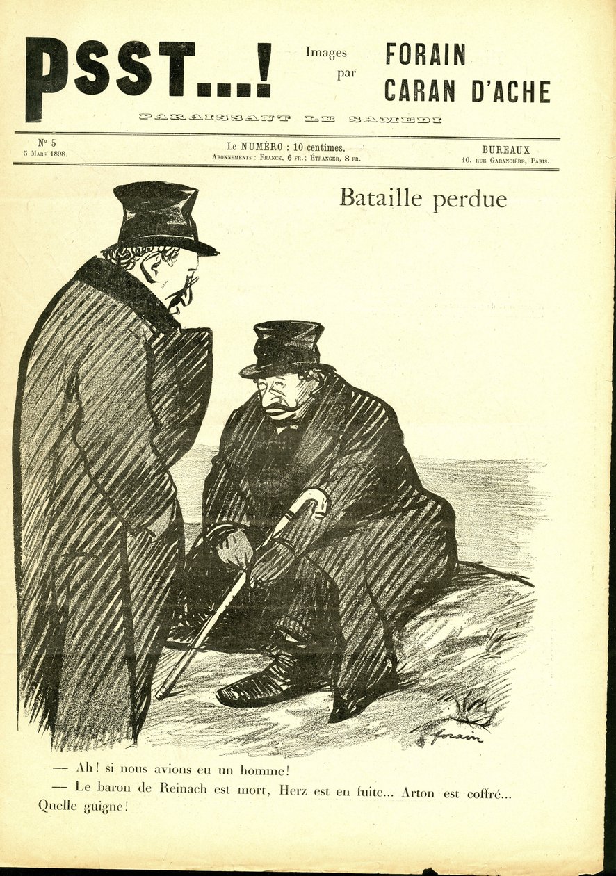 Ilustracja Jean-Louis Forain (1852-1931) w Psst...! autorstwa Jean Louis Forain