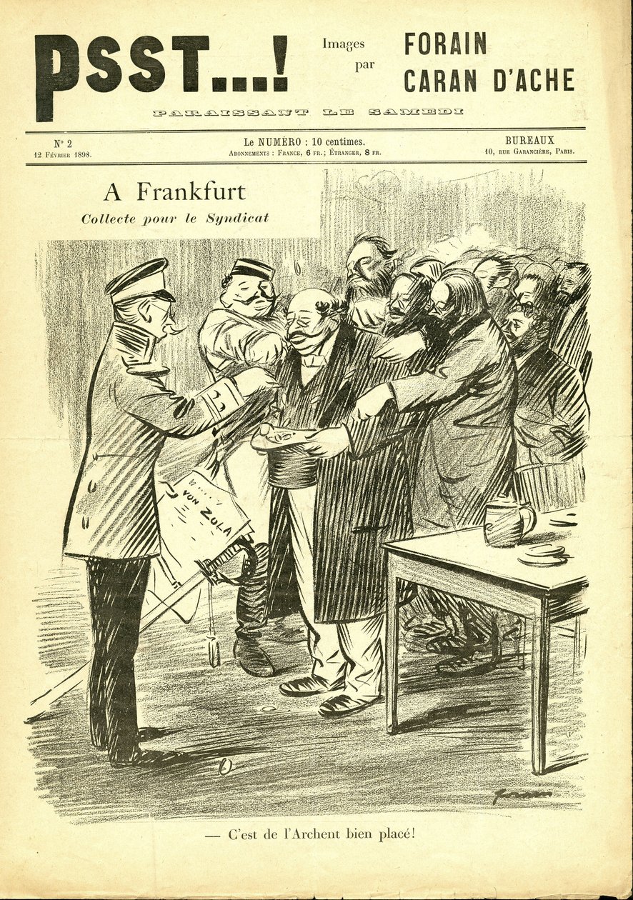 Ilustracja Jean-Louis Forain (1852-1931) w Psst...! autorstwa Jean Louis Forain