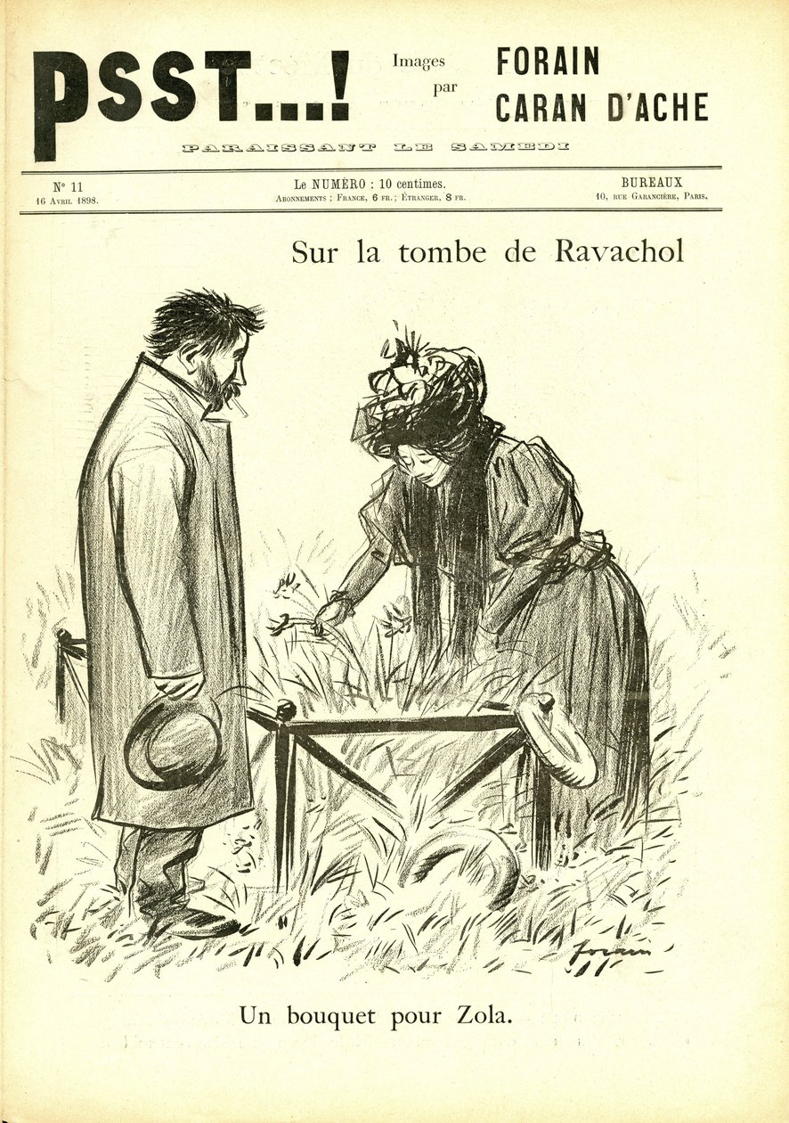 Ilustracja Jean-Louis Forain (1852-1931) w Psst...! autorstwa Jean Louis Forain