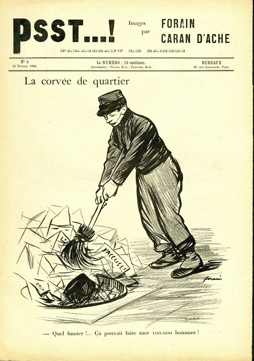 Ilustracja Jean-Louis Forain (1852-1931) w Psst...! autorstwa Jean Louis Forain