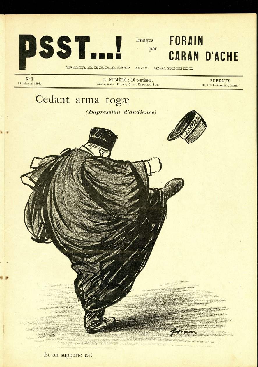 Ilustracja Jean-Louis Forain (1852-1931) w Psst...! autorstwa Jean Louis Forain