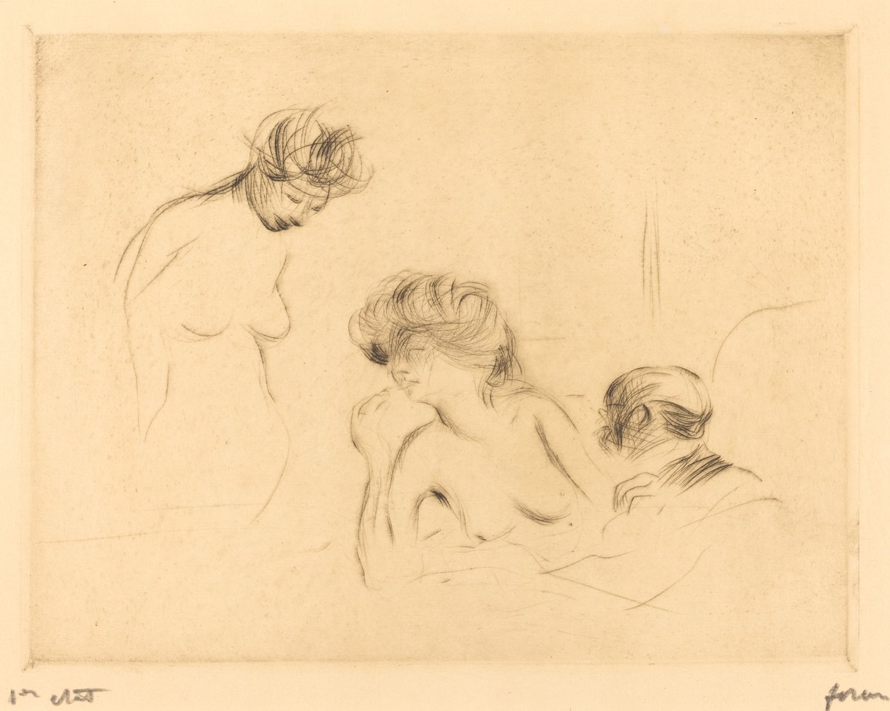 W pokoju prywatnym (trzecia płyta) autorstwa Jean Louis Forain