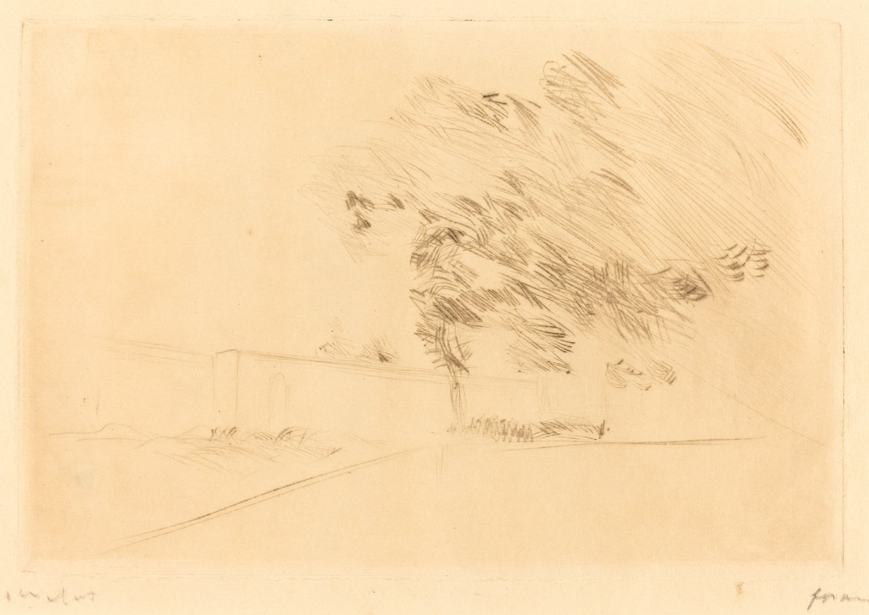 W parku w Wersalu (pierwsza płyta) autorstwa Jean Louis Forain