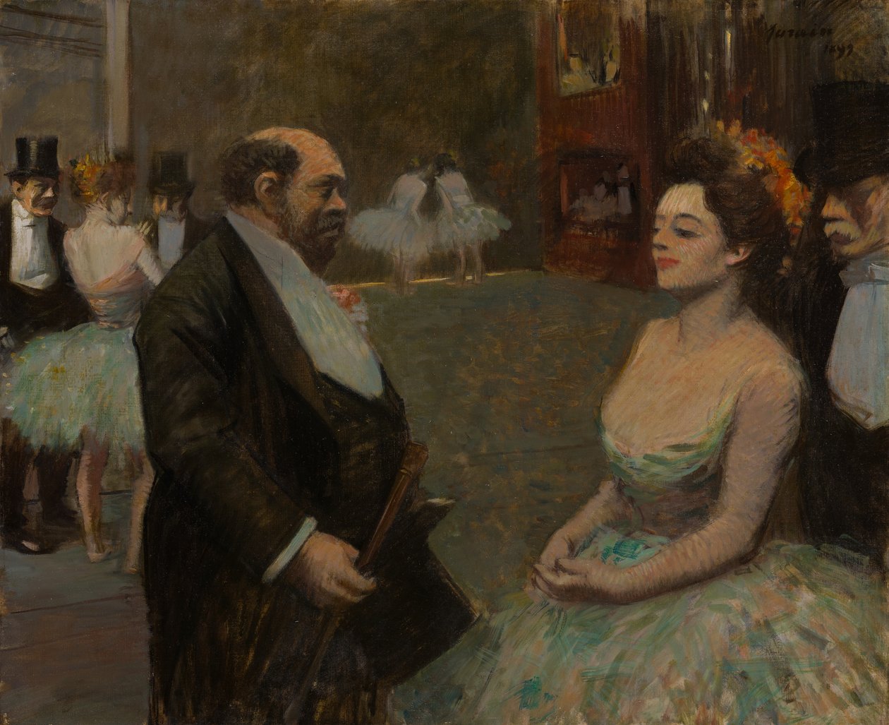 Na skrzydłach autorstwa Jean Louis Forain