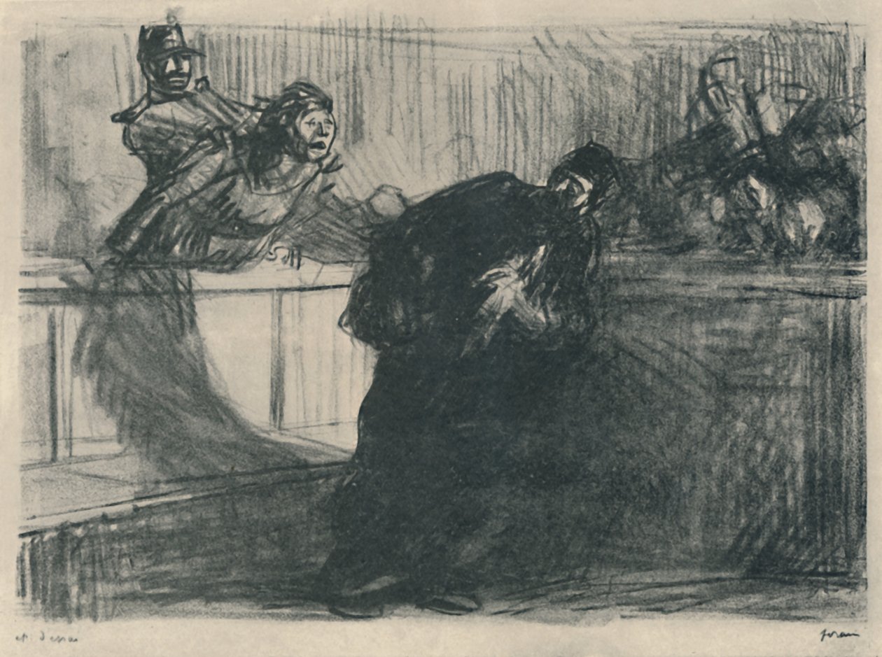 Oskarżony prawnik, 1919 autorstwa Jean Louis Forain