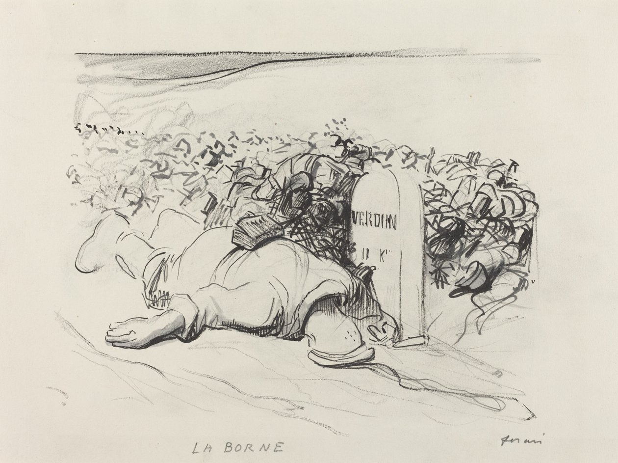 La Borne, Verdun autorstwa Jean Louis Forain