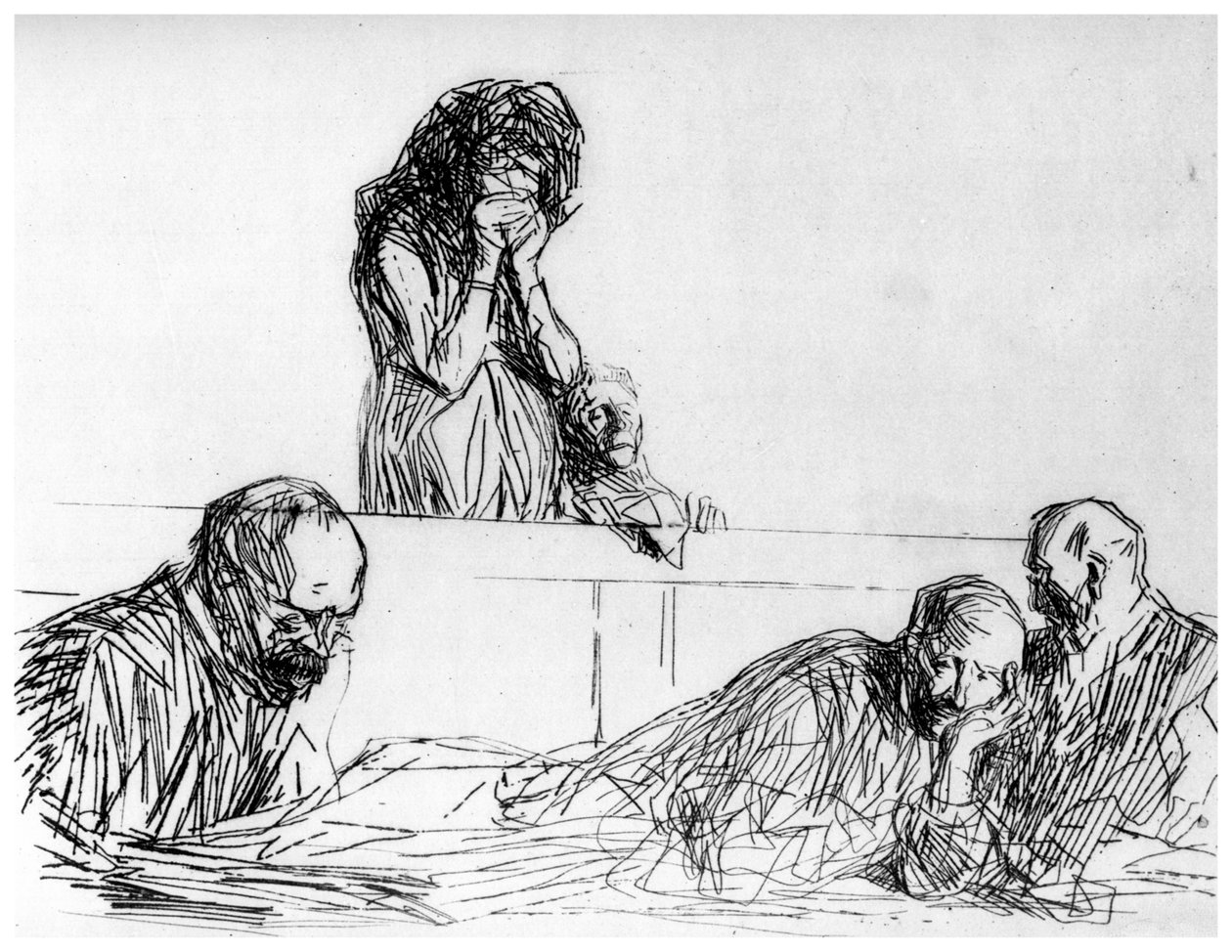 Córka-matka, ok. 1870-1930 1924 autorstwa Jean Louis Forain