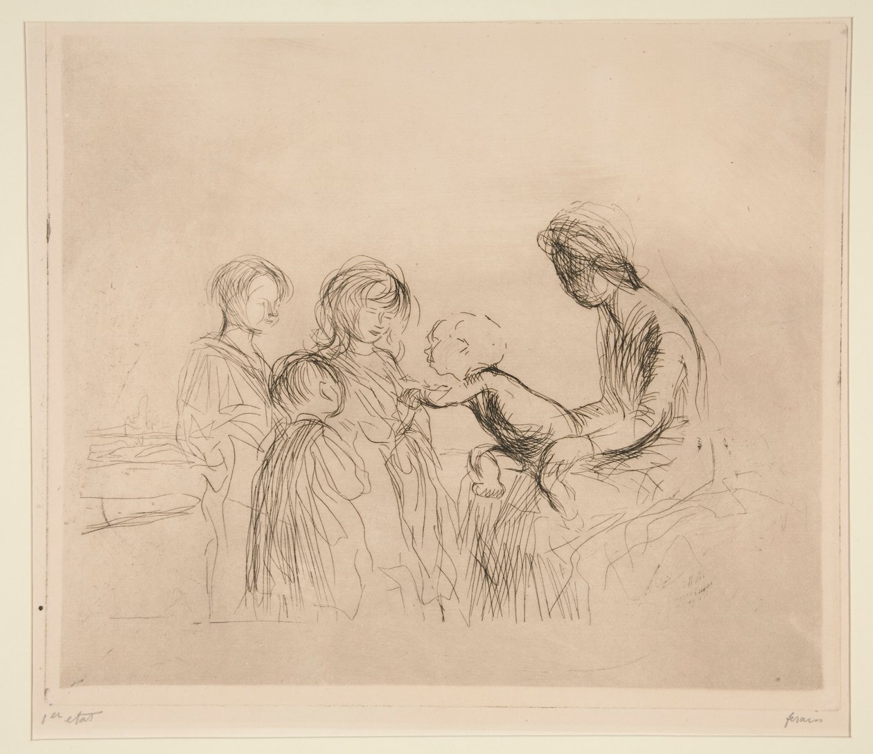 Madonna i Dzieci autorstwa Jean Louis Forain