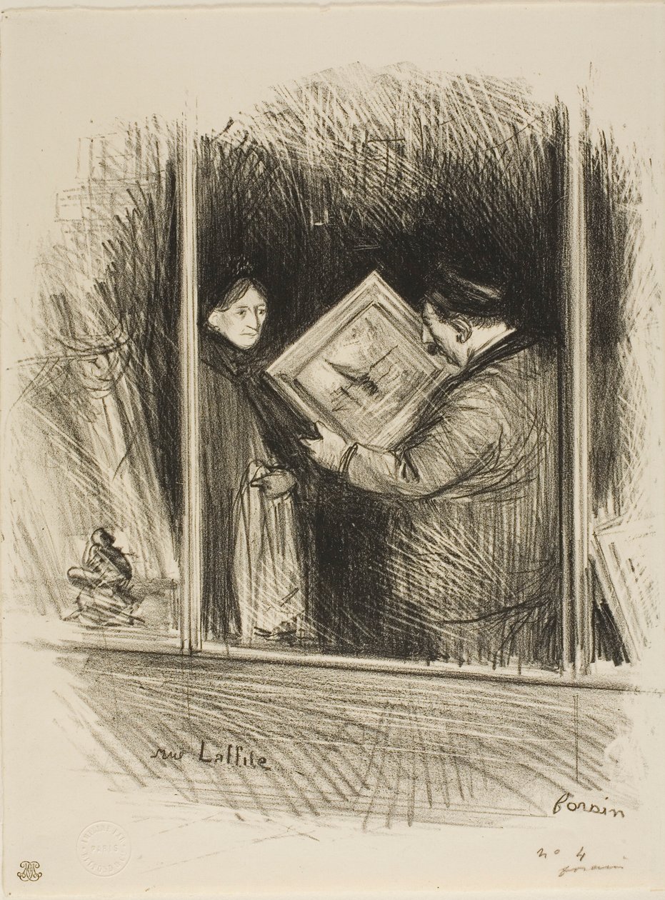 Ulica Laffitte autorstwa Jean Louis Forain