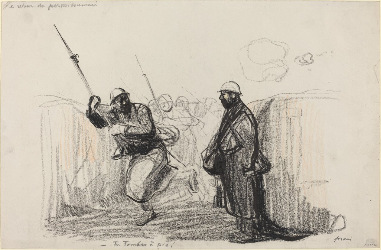 Zwrot uprawnionego. -Spadasz! autorstwa Jean Louis Forain