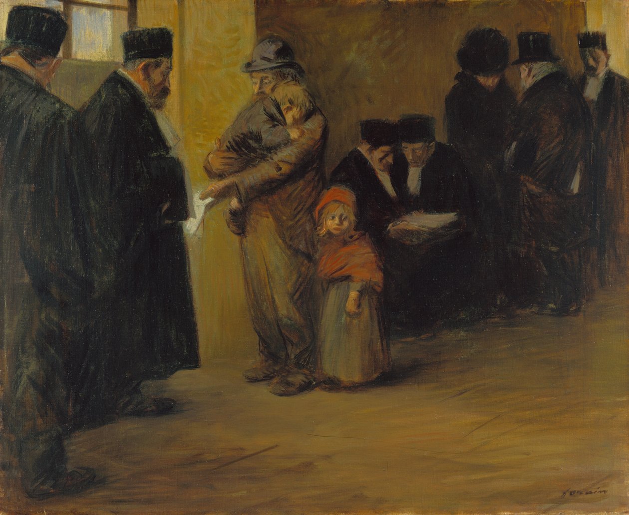 Pomoc prawna, lata 1900-1910 autorstwa Jean Louis Forain
