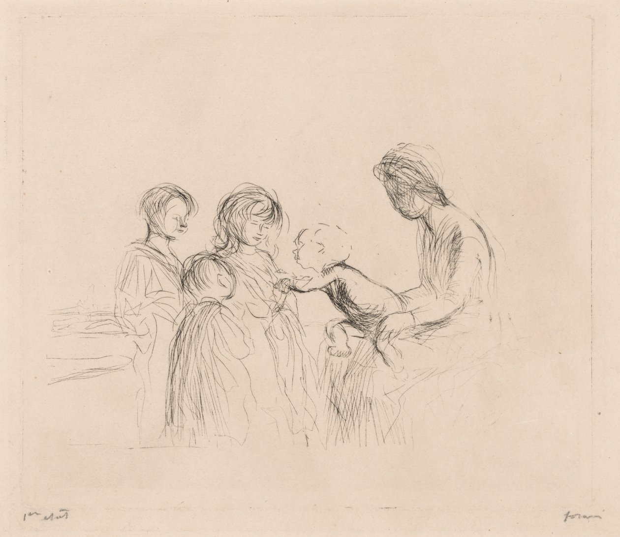 Madonna i Dzieci autorstwa Jean Louis Forain