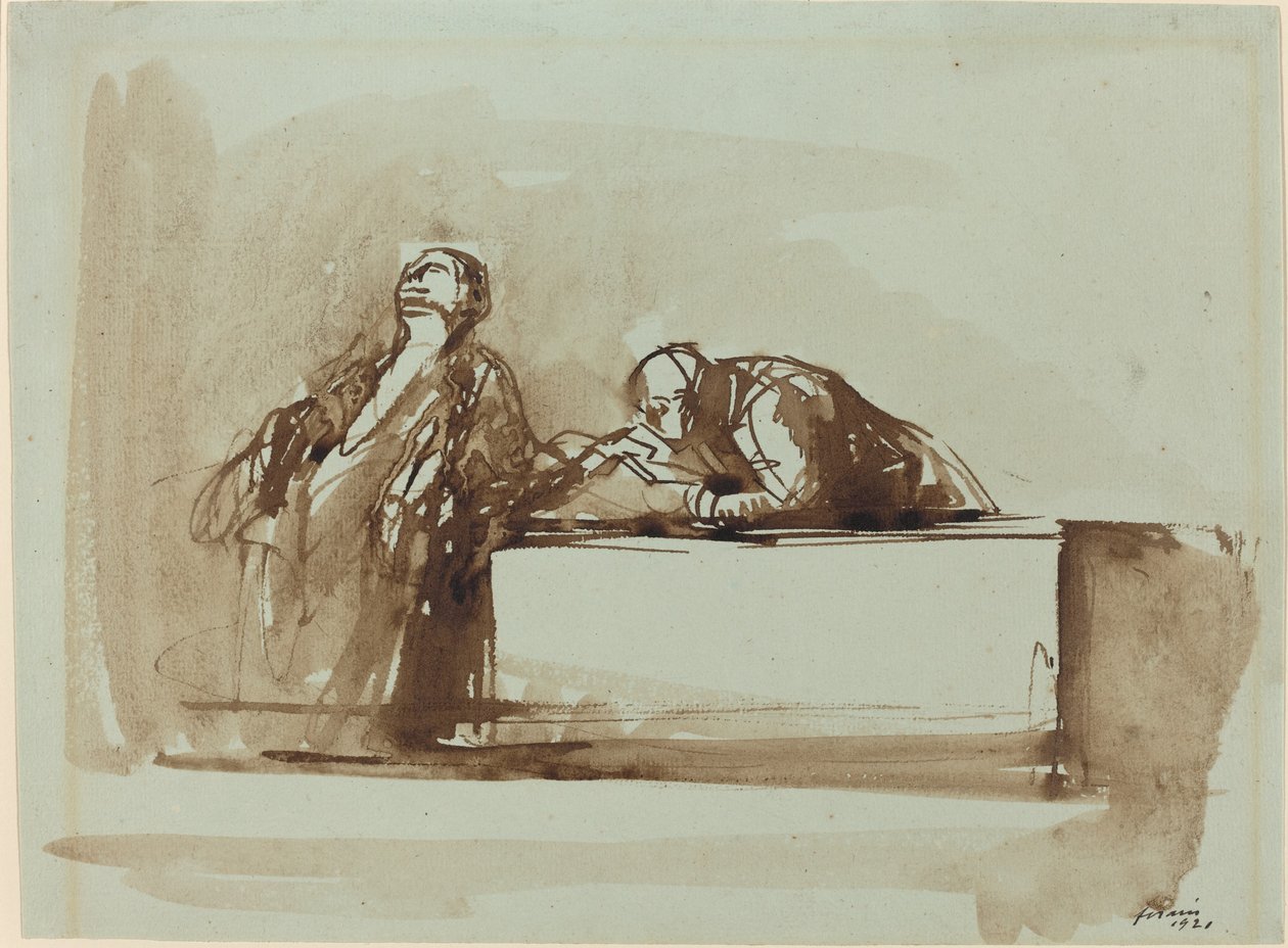 Ludzie Sprawiedliwości autorstwa Jean Louis Forain