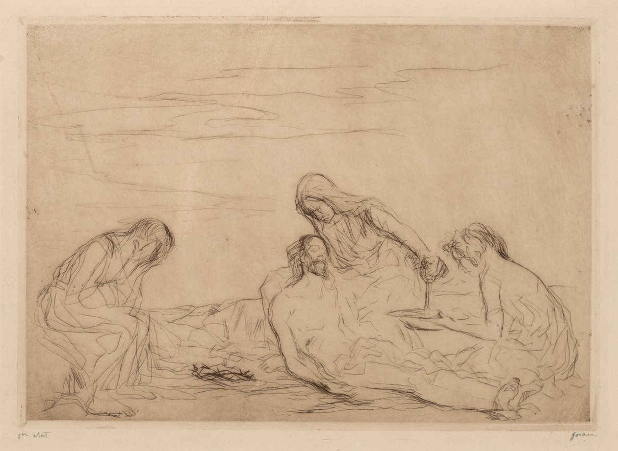 Pieta. autorstwa Jean Louis Forain