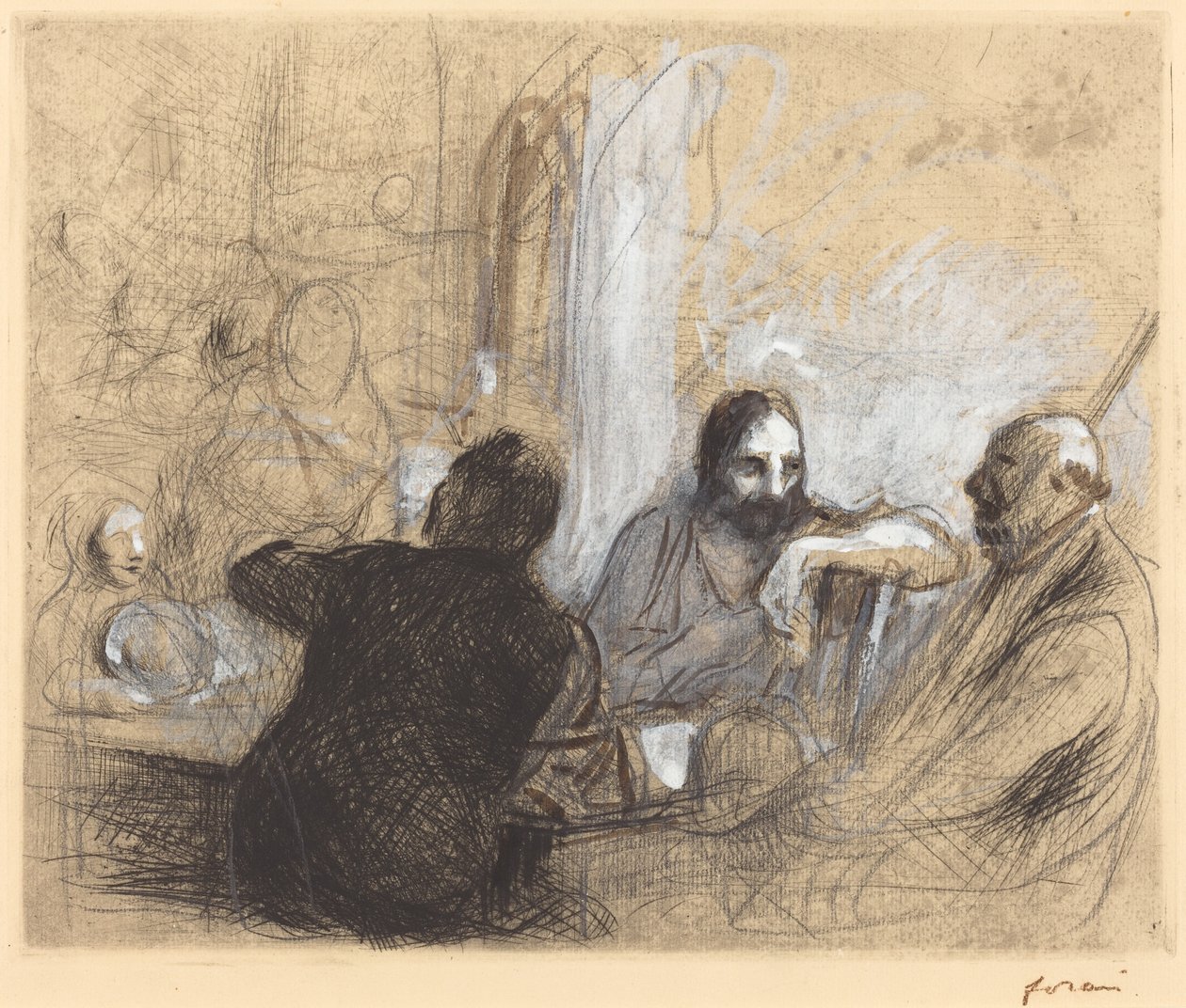 Pielgrzymi w Emaus autorstwa Jean Louis Forain