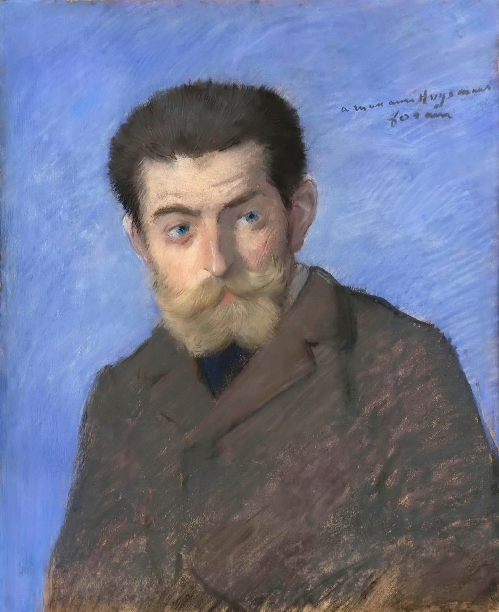 Portret Jorisa-Karla Huysmansa 1848-1907 autorstwa Jean Louis Forain