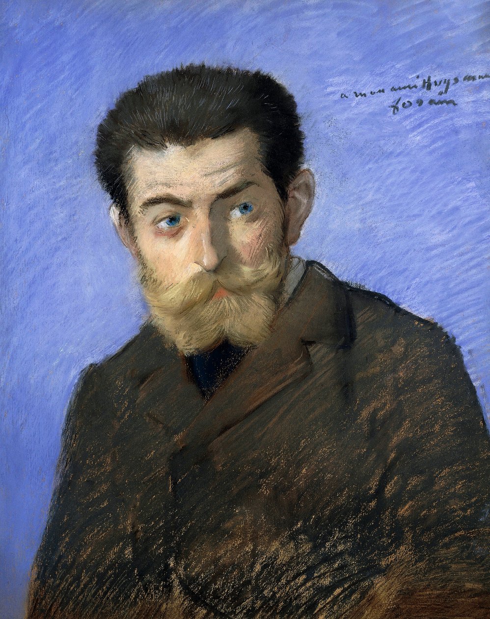 Portret Jorisa Karla Huysmansa, pseudonim Charles-Marie-Georges Huysmans (Paryż autorstwa Jean Louis Forain