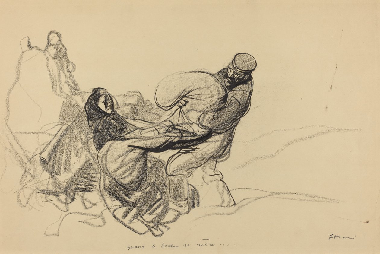 Kiedy Boche wycofuje się... prawdopodobnie 1917. autorstwa Jean Louis Forain