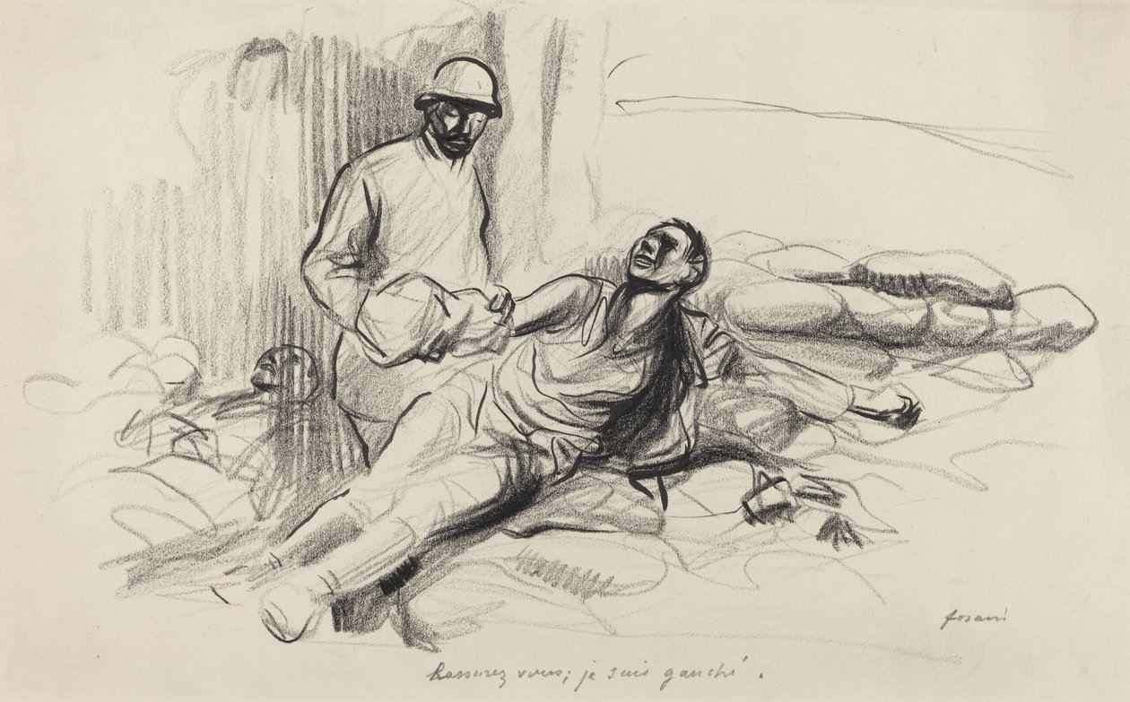Nie martw się, zostałem., c. 19141919. autorstwa Jean Louis Forain