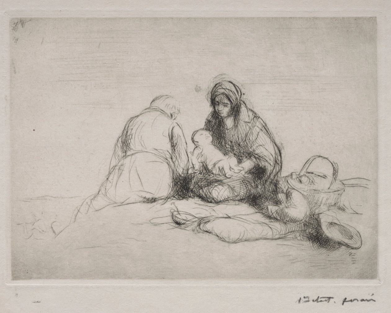 Odpocznij w locie do Egiptu autorstwa Jean Louis Forain