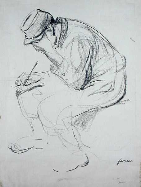 Pismo żołnierskie (lito) autorstwa Jean Louis Forain
