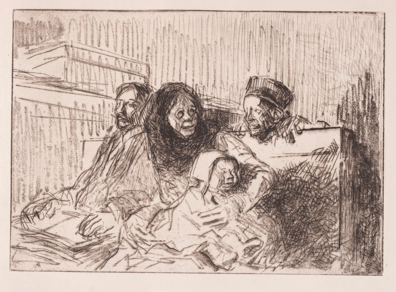 Świadkowie w sądzie, 1908. autorstwa Jean Louis Forain
