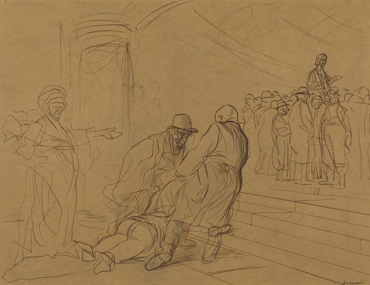 Cudzołożnica autorstwa Jean Louis Forain