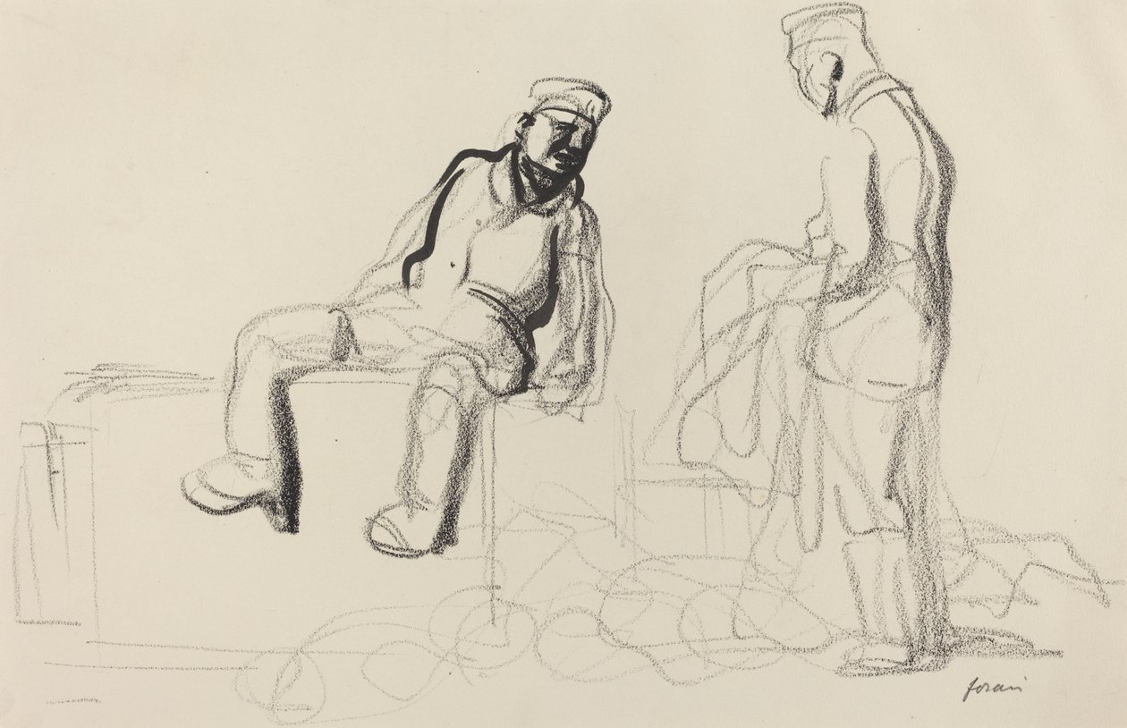Wycofanie gospodarcze autorstwa Jean Louis Forain