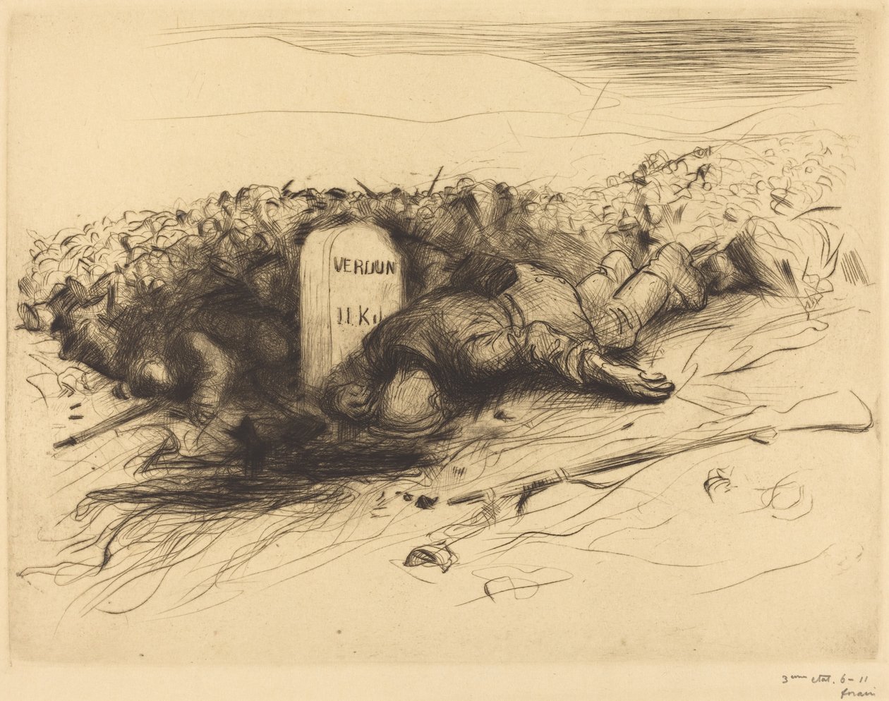 Koniec - Verdun autorstwa Jean Louis Forain