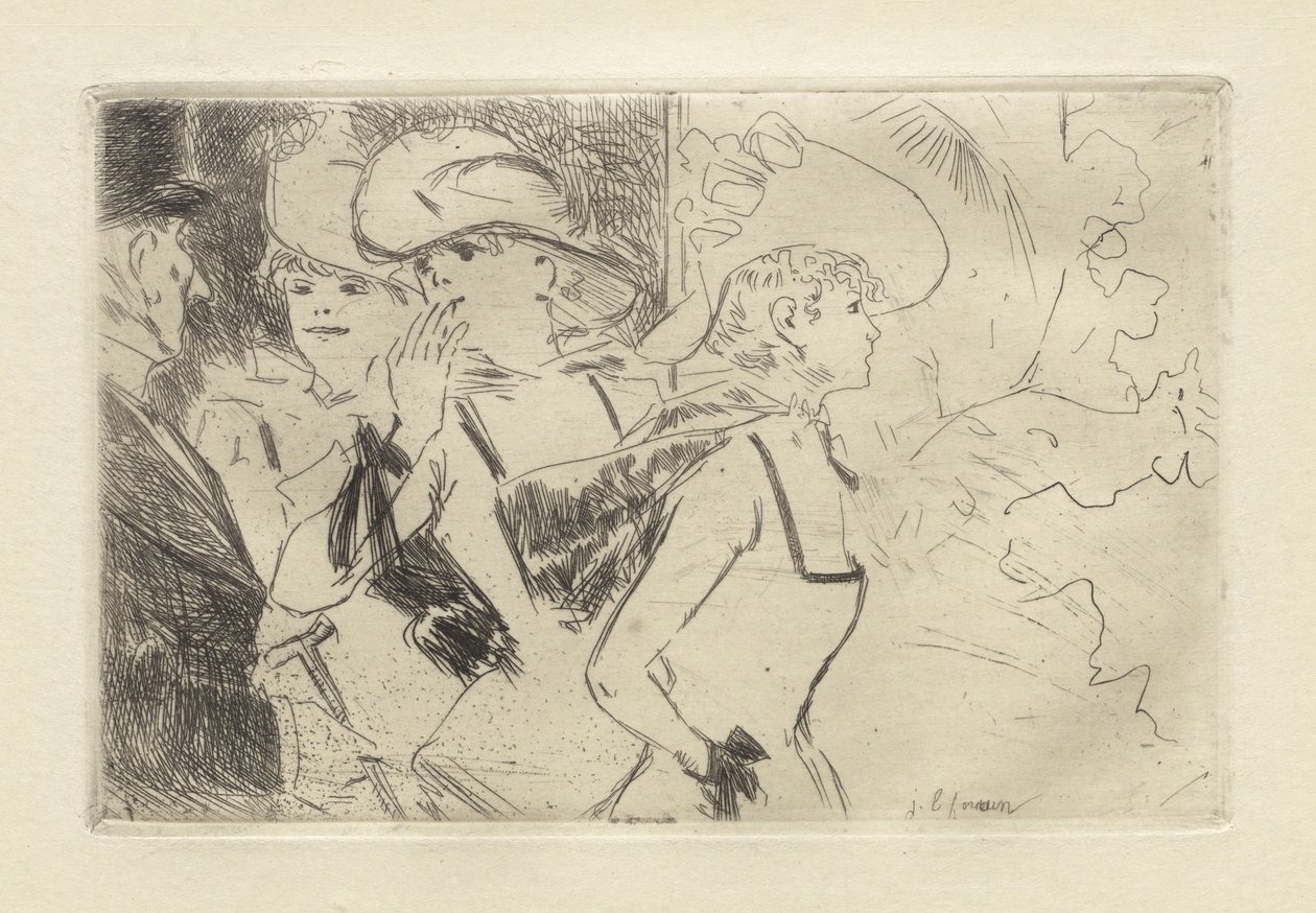 Folies-Bergere, c. 1880-86. autorstwa Jean Louis Forain