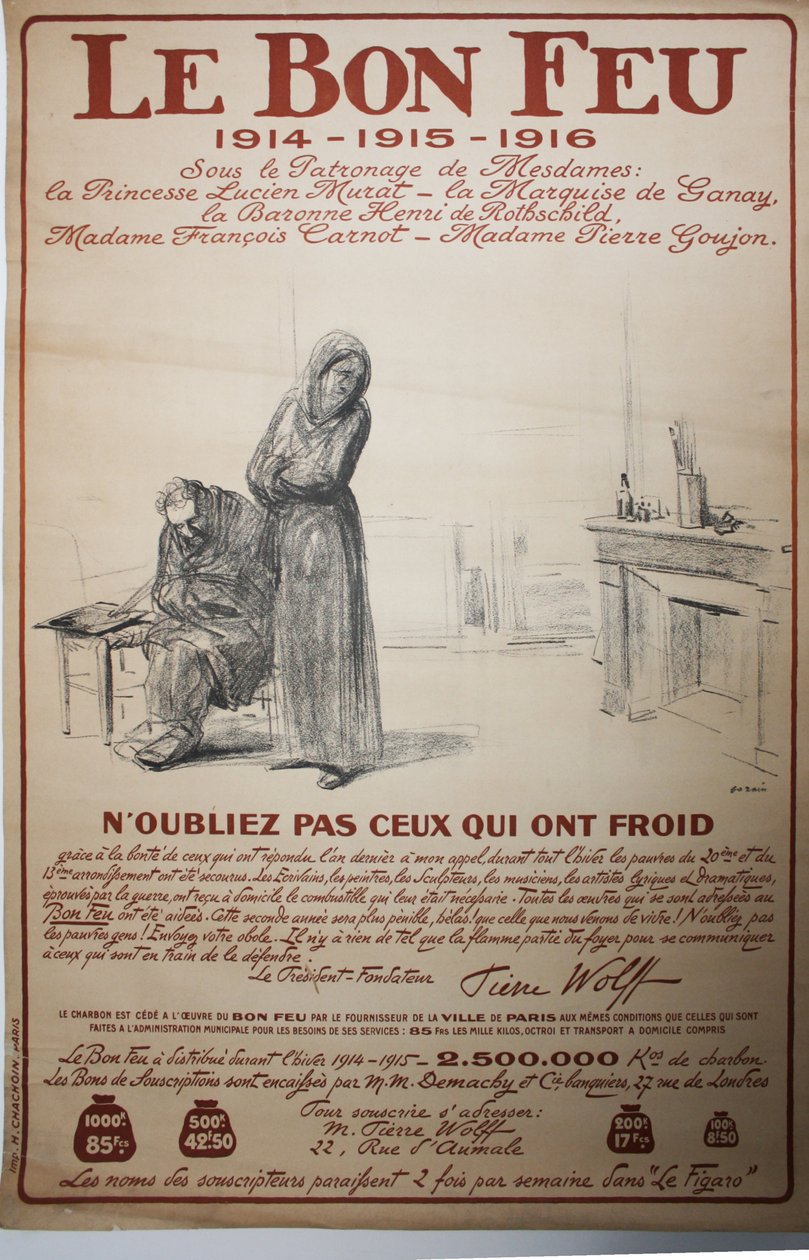 Dobry ogień - pamiętaj o tych, którym jest zimno autorstwa Jean Louis Forain