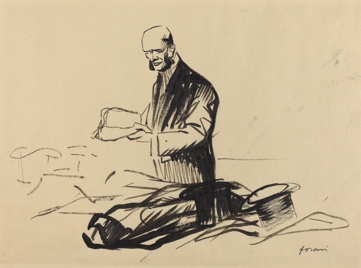 Kapelusz Marshalla Focha autorstwa Jean Louis Forain