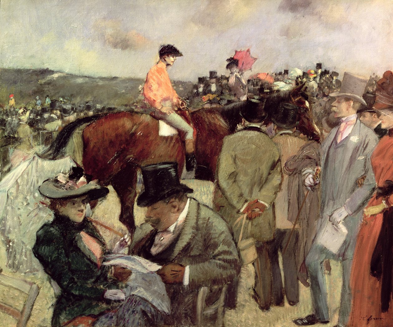Wyścig konny, ok. 1890 autorstwa Jean Louis Forain