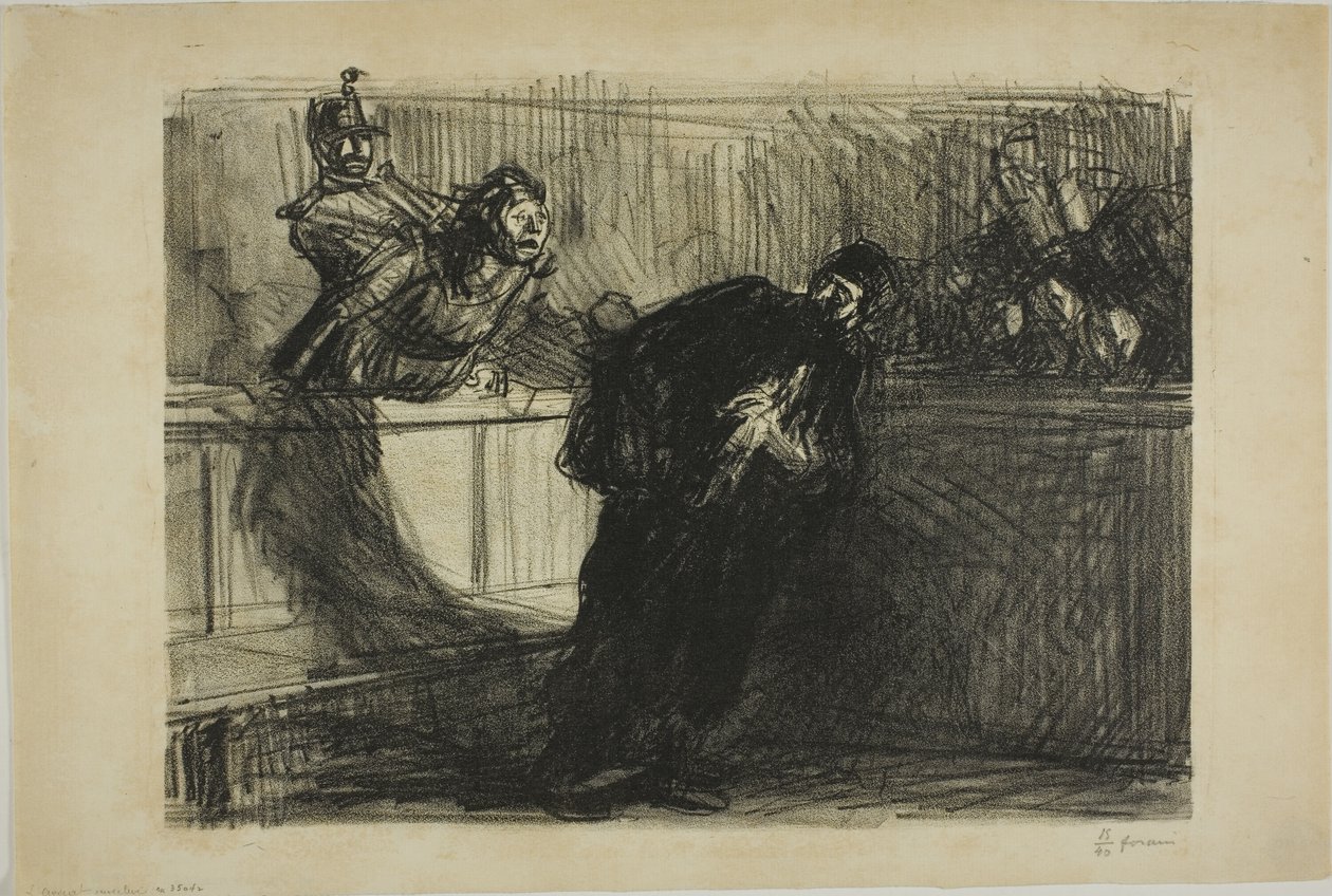 Wykorzystywany prawnik autorstwa Jean Louis Forain