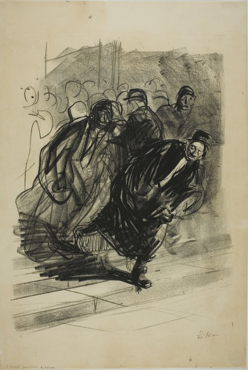 Ścigany prawnik autorstwa Jean Louis Forain