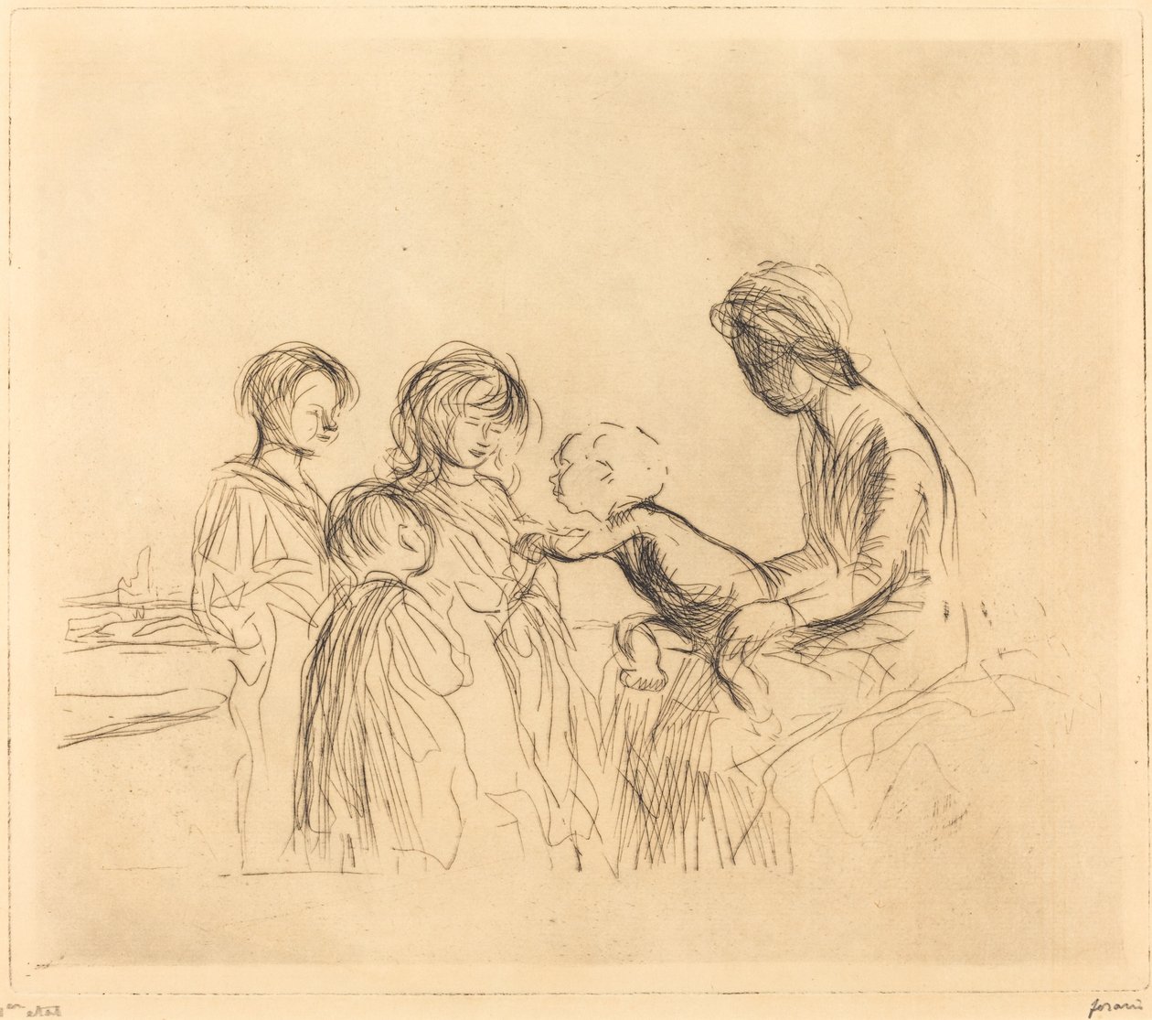 Madonna i Dzieci autorstwa Jean Louis Forain