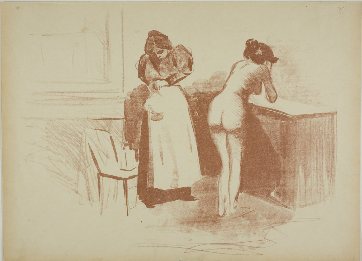 Masaż Grubym Włosem Rękawiczki, Mycia i Linii autorstwa Jean Louis Forain