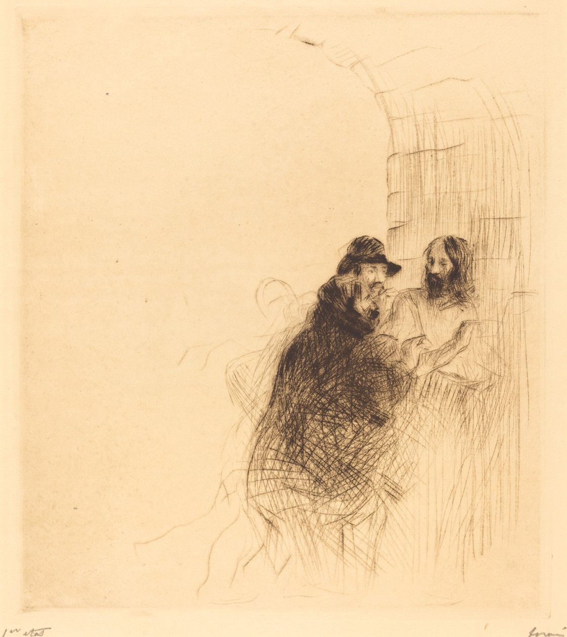 Spotkanie pod łukiem (druga płyta) autorstwa Jean Louis Forain