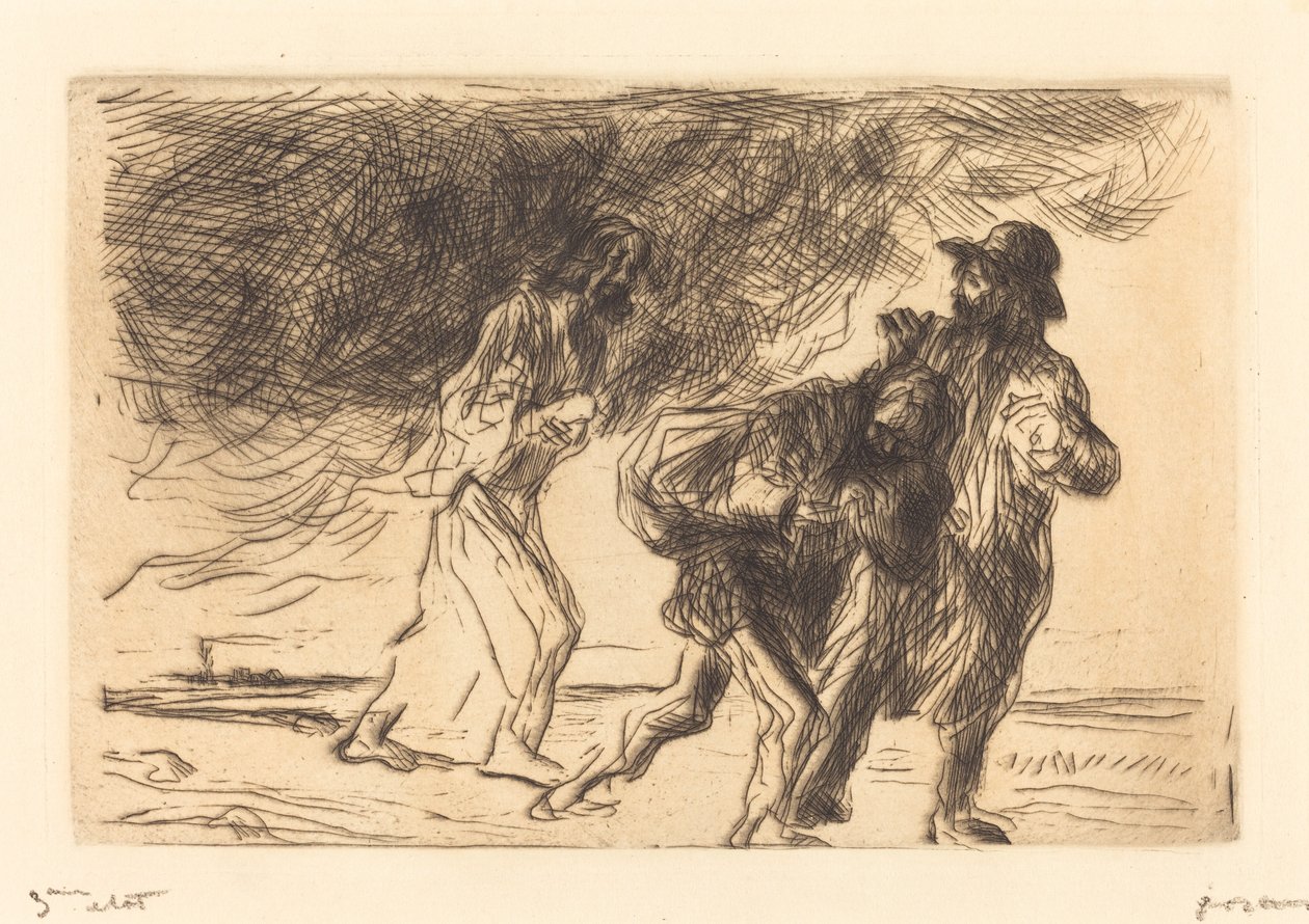 Droga do Emaus (pierwsza płyta) autorstwa Jean Louis Forain
