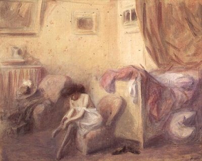 toaleta autorstwa Jean Louis Forain