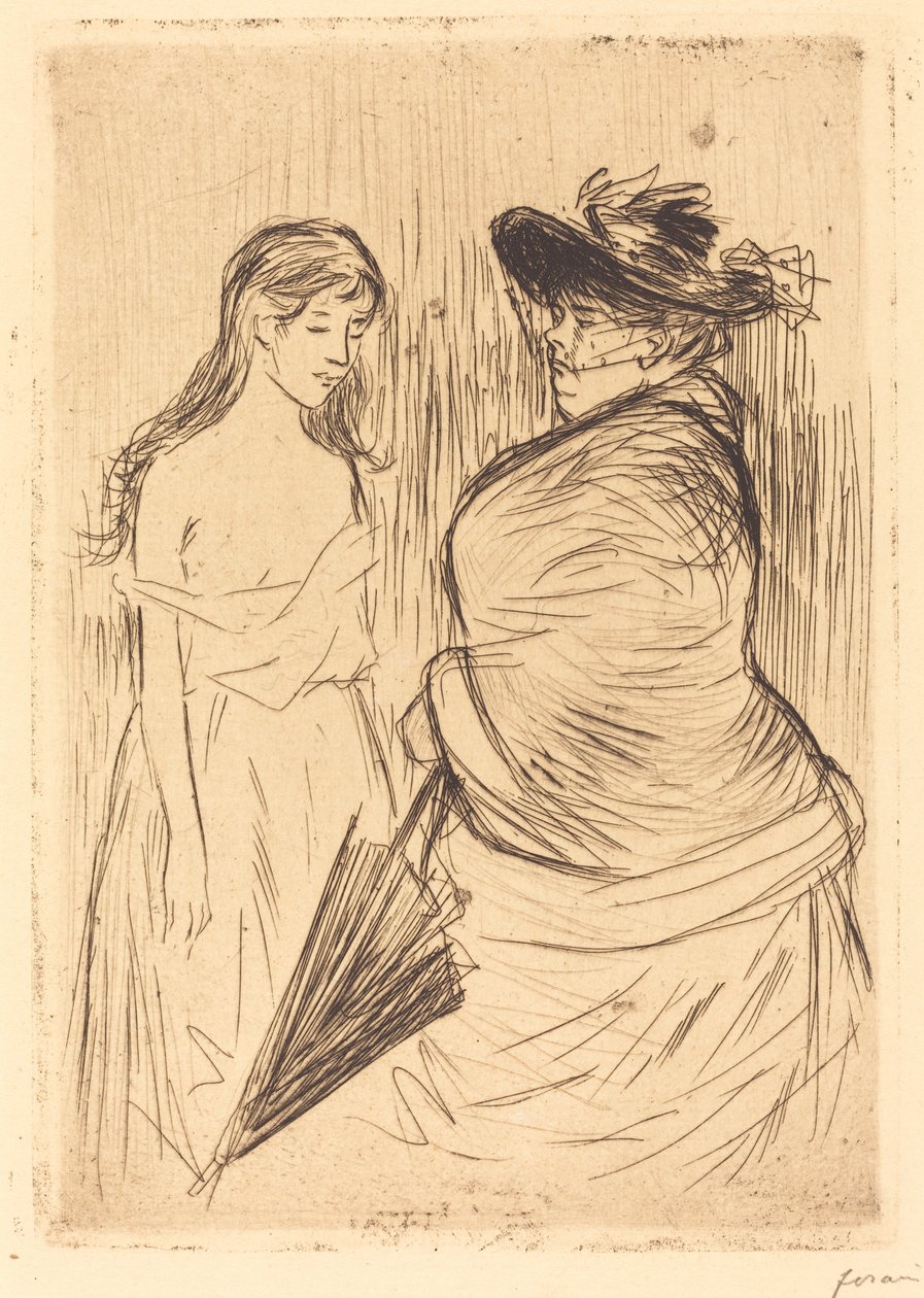 Handel białymi niewolnikami autorstwa Jean Louis Forain