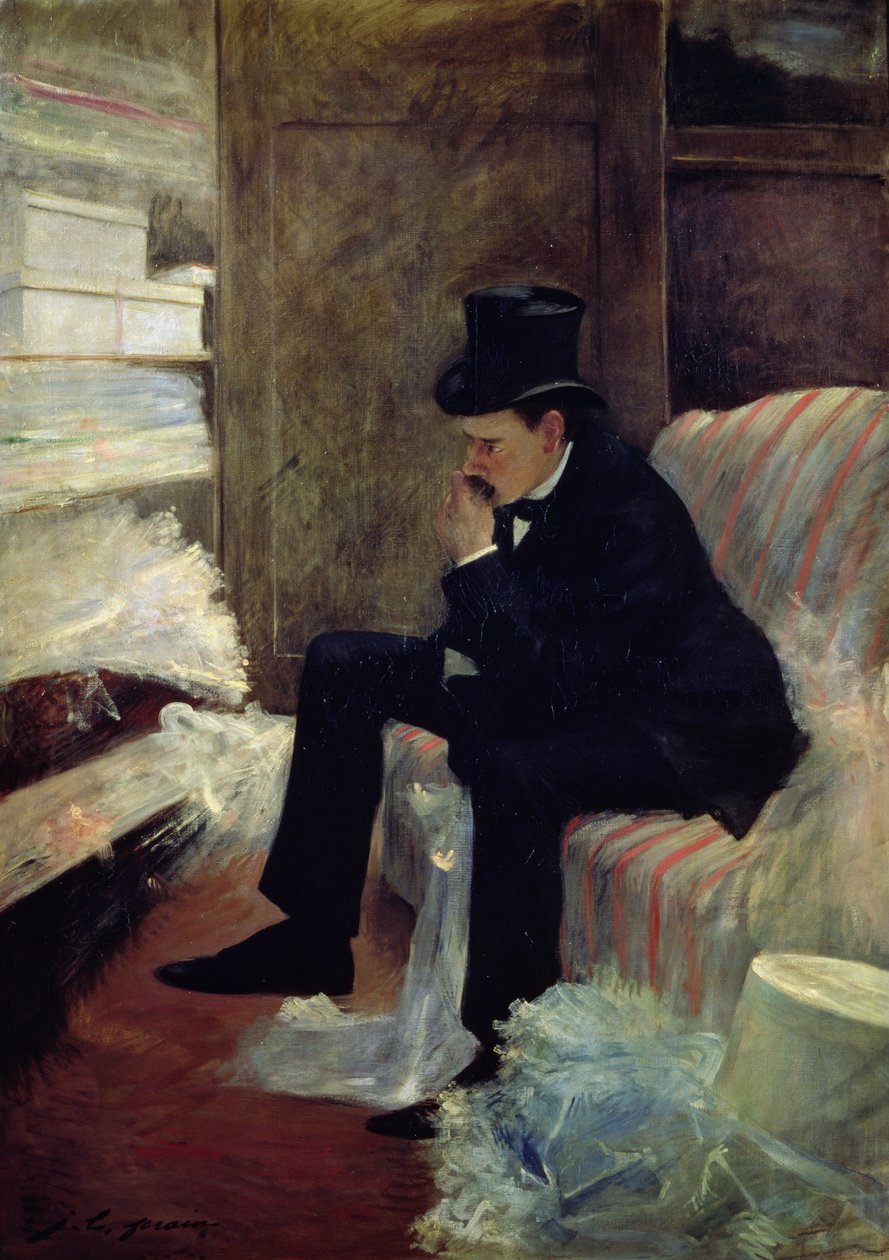 Wdowiec autorstwa Jean Louis Forain