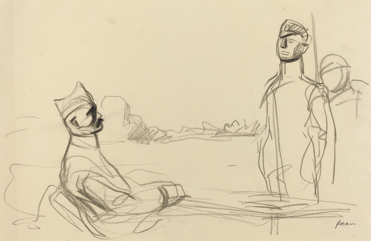 W kierunku sprawiedliwości, c. 19141919. autorstwa Jean Louis Forain