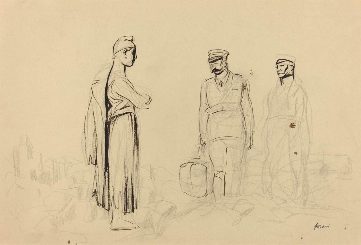 Ku pokojowi, c. 19141919. autorstwa Jean Louis Forain