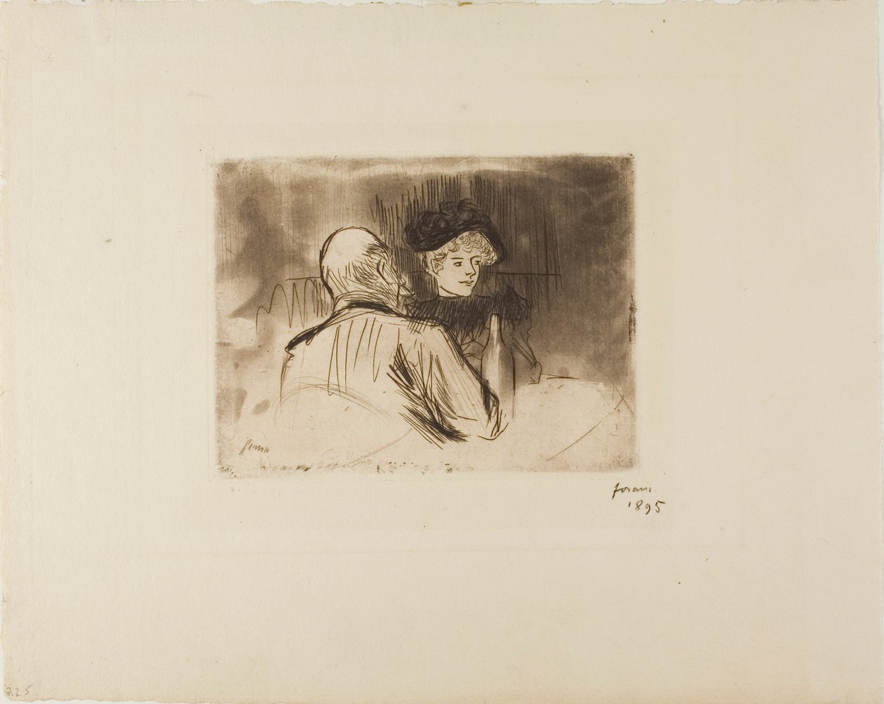 tête-à-tête autorstwa Jean Louis Forain